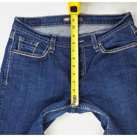 Levis 31X29 Womens Size 12M 529 Curvy Bootcut Blue Denim 5 Pocket Logo Tag Jeans - Picture 3 of 14